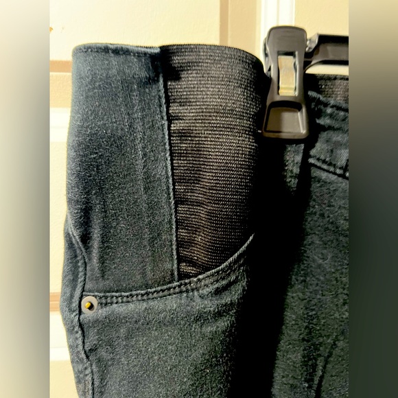 Isabel maternity below belly black jeans, distressed size 18 - Picture 2 of 7